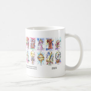Tarot-beflecktes Glas 11x2 Tasse