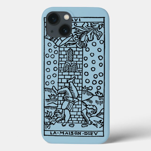 Tarot Card: Das Madhouse Case-Mate iPhone Hülle (Rückseite)