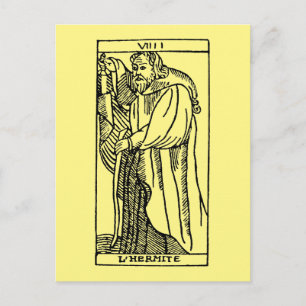Tarot Card: Der Eingeweihte Postkarte