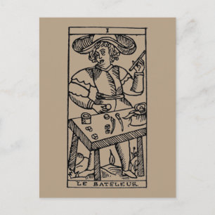 Tarot Card: Der Juggler Postkarte