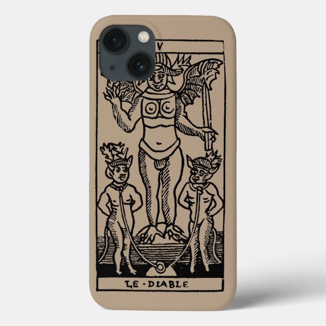 Tarot Card: Der Teufel Case-Mate iPhone Hülle (Rückseite)