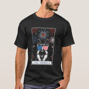 Tarot Card Deutscher Schäferhund Vater 4. Juli US T-Shirt