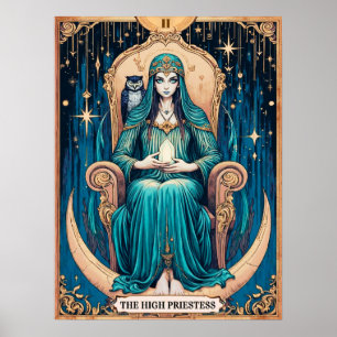 Tarot Card, die Hohepriester 2 Poster