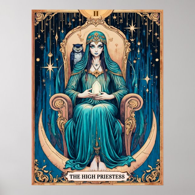 Tarot Card, die Hohepriester 2 Poster (Vorne)