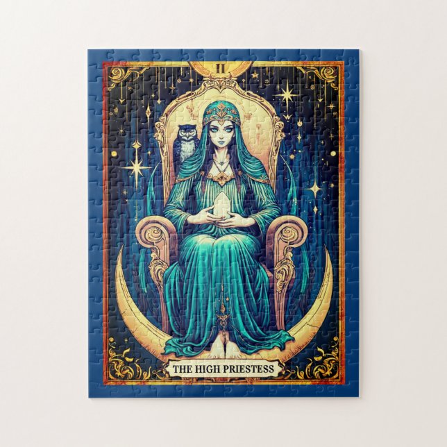 Tarot Card, die Hohepriester 2 Puzzle (Vertikal)