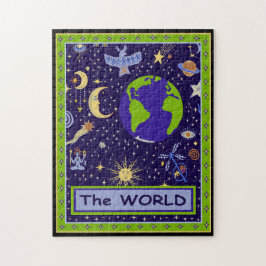 TAROT CARD - DIE WELT PUZZLE