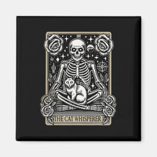 Tarot Card Emo Gothic - Okkultisieren Sie die Katz Magnet