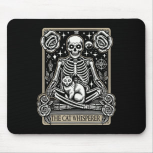 Tarot Card Emo Gothic - Okkultisieren Sie die Katz Mousepad