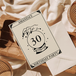 Tarot Card Feier jeder Einladung zum Geburtstag