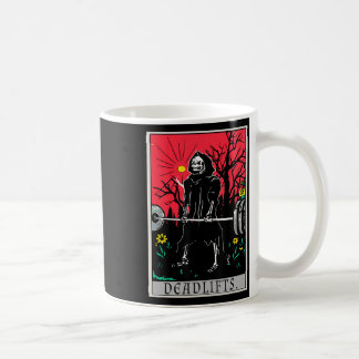 Tarot Card Funny Gym Deadlifts Workout Deadlift - Kaffeetasse