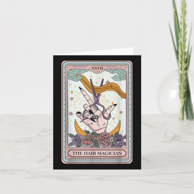 Tarot Card Gotisches Friseur Salon Ha Karte (Vorderseite)