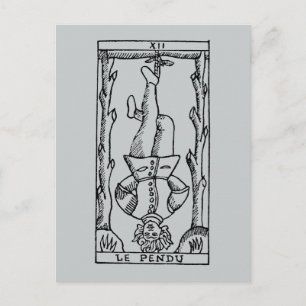 Tarot Card: Hanged Man Postkarte