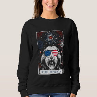 Tarot Card Havanese Vater 4. Juli US American Fl Sweatshirt
