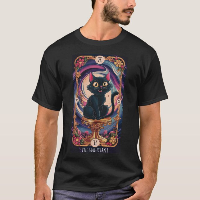Tarot Card I - Der Zauberer T-Shirt (Vorderseite)
