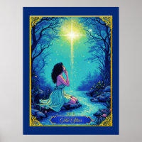 Tarot Card Illustration, Der Star