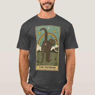 Tarot Card Katze Asterisk Cosmic T-Shirt