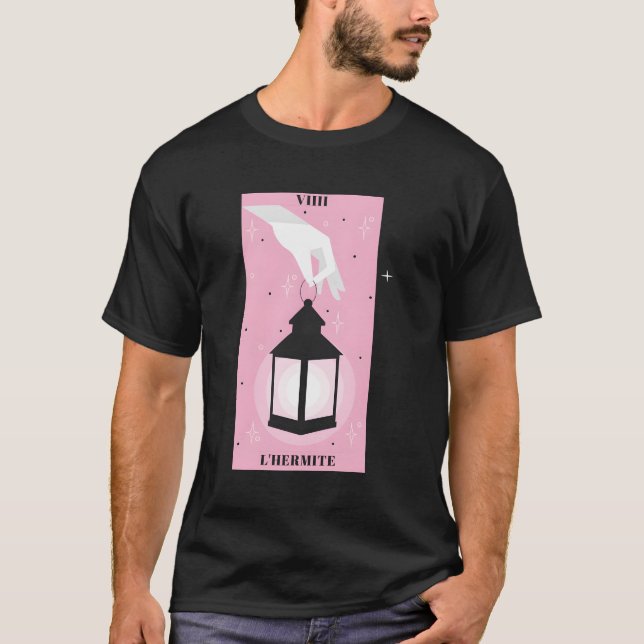 Tarot Card L'Hermit Occult T-Shirt (Vorderseite)
