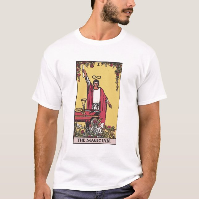 Tarot Card - Magier T-Shirt (Vorderseite)