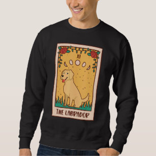 Tarot Card Occult Magic Occultism Dog Labrador Re Sweatshirt