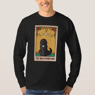 Tarot Card Occult Magic Occultism Dog Newfundlan T-Shirt