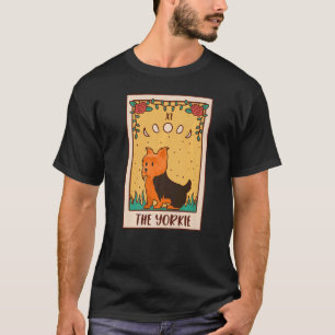 Tarot Card Occult Magic Occultism Dog Yorkie T-Shirt