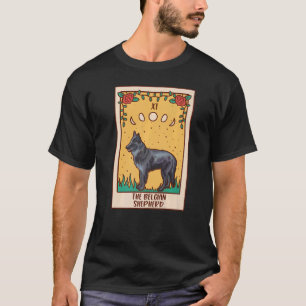Tarot Card Occult Magic Occultism Hunde Belgische  T-Shirt