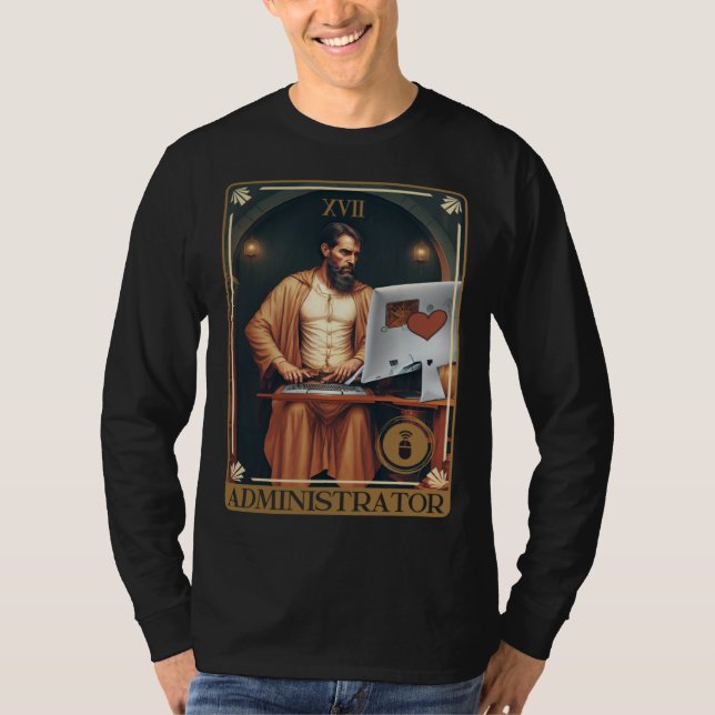 Tarot Card of Administrator T-Shirt (Vorderseite)