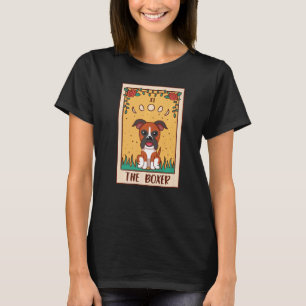 Tarot Card Okkultistischer Okkultismus Dog Boxer T-Shirt