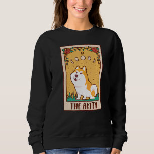 Tarot Card Okkultistischer Okkultismus Hund Akita Sweatshirt