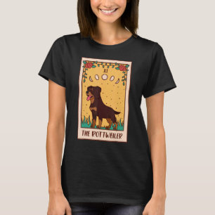 Tarot Card Okkultistischer Okkultismus Hund Rottwe T-Shirt