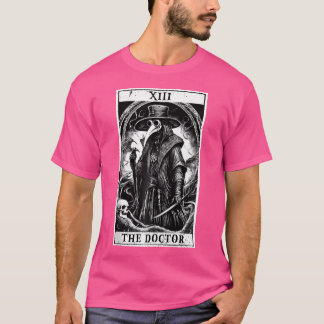 Tarot Card Pest Medical Doctor Magic Occult Whit T-Shirt