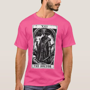 Tarot Card Pest Medical Doctor Magic Occult Whit T-Shirt
