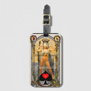 Tarot Card Queen of Spades Thunder_Cove Gepäckanhänger