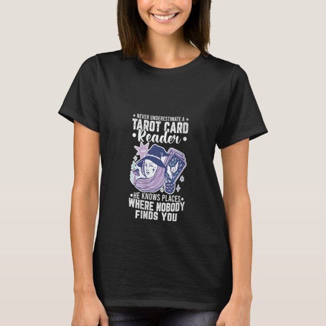 Tarot Card Reader Anfänger Game Set Guide lesen T-Shirt (Vorderseite)