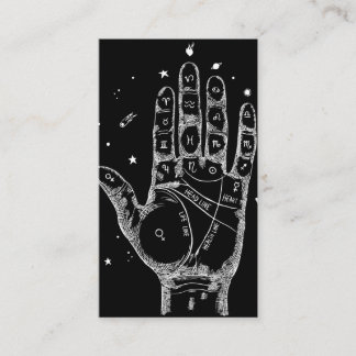 Tarot Card Reader Psychische Palme Lesen Visitenkarte