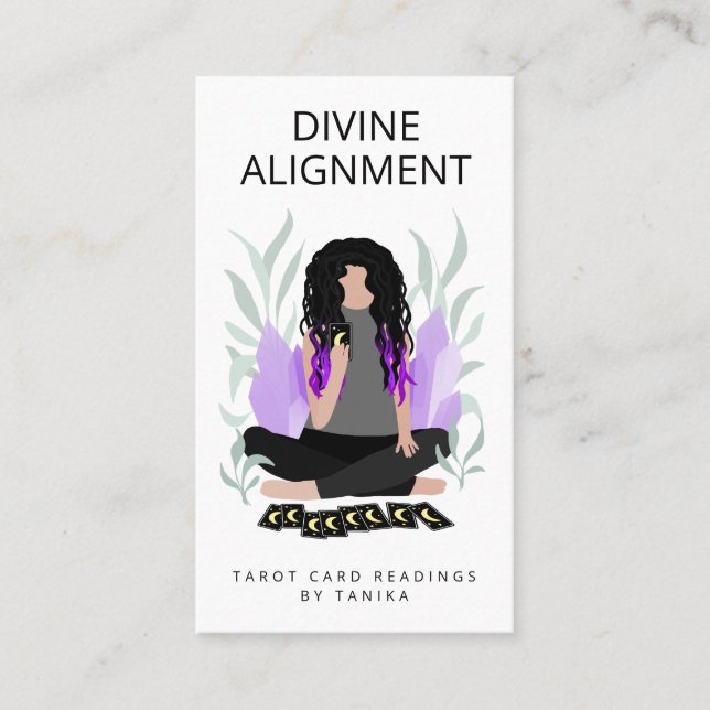 Tarot Card Reader Visitenkarte (Vorderseite)
