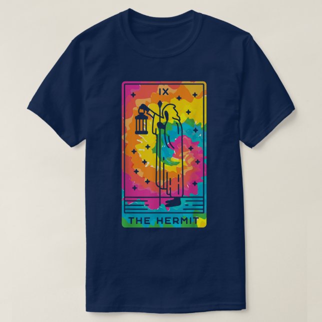 Tarot Card Reading Occult Dunkle Magic Witchcraft  T-Shirt (Design vorne)
