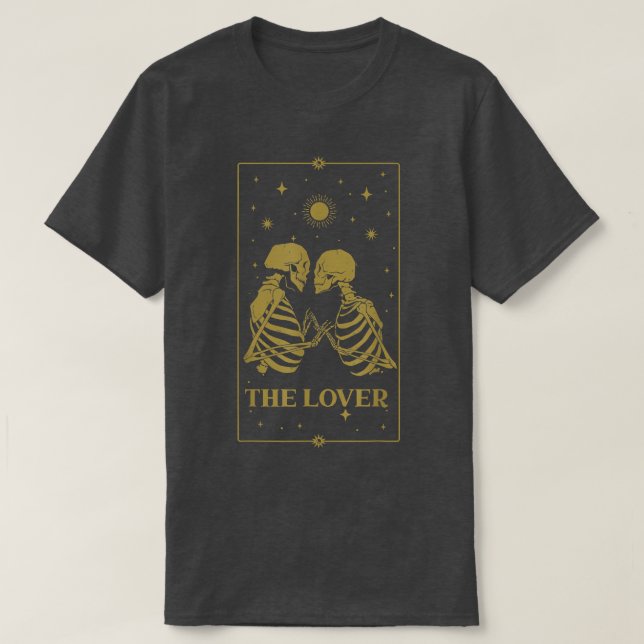 Tarot Card Reading Occult Dunkle Magic Witchcraft  T-Shirt (Design vorne)