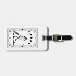 Tarot Card Reisende Astrologie Zodiac Schildkröte  Gepäckanhänger