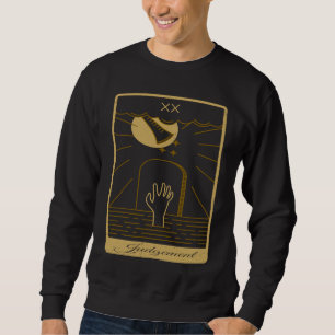 Tarot-Card-Urteil Okkultistisches Halloween Sweatshirt