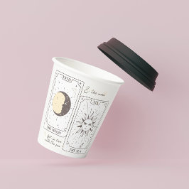 Tarot Cards | BRAUTPARTY | Hochzeit | Liebhaber Pappbecher