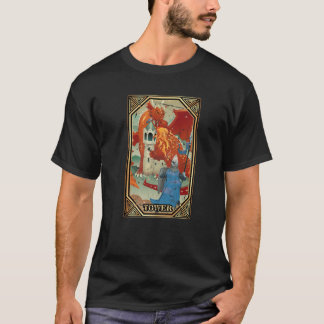 Tarot Cards - Turm - Okkult - Glücksspiel - Los T-Shirt