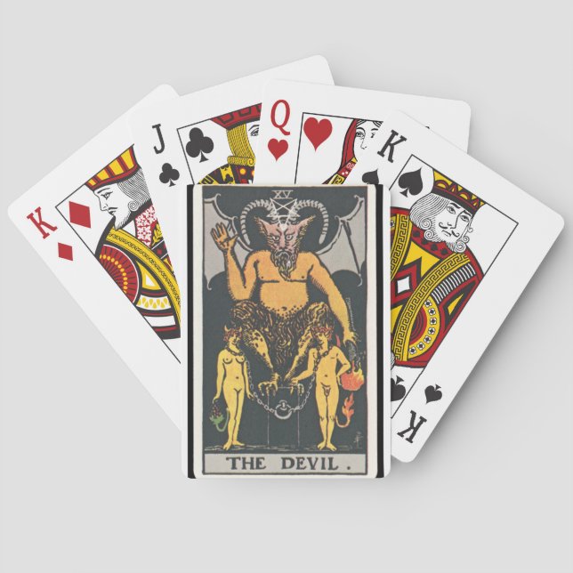 Tarot: Der Teufel Spielkarten (Rückseite)