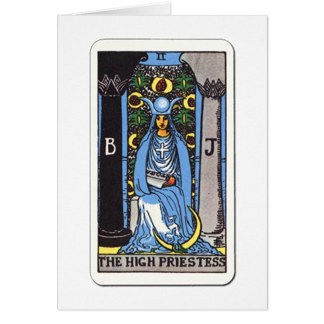 Tarot Die Hohepriesterin The High Priestess (Vorne)