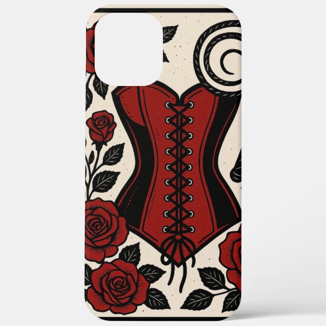 Tarot Domme- Corset IPhone Case (Rückseite)