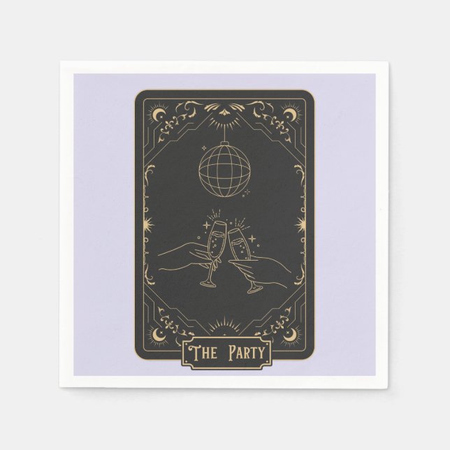 Tarot Esoteric Fortune Serviette (Vorderseite)