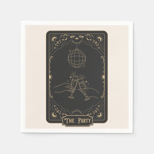 Tarot Esoteric Fortune Serviette (Vorderseite)