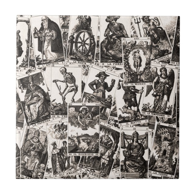Tarot Fliese (Vorderseite)