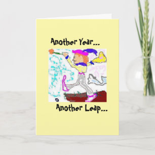 Tarot Fool Birthday Card Gelb Karte