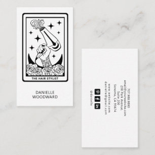 Tarot-Friseur Visitenkarte